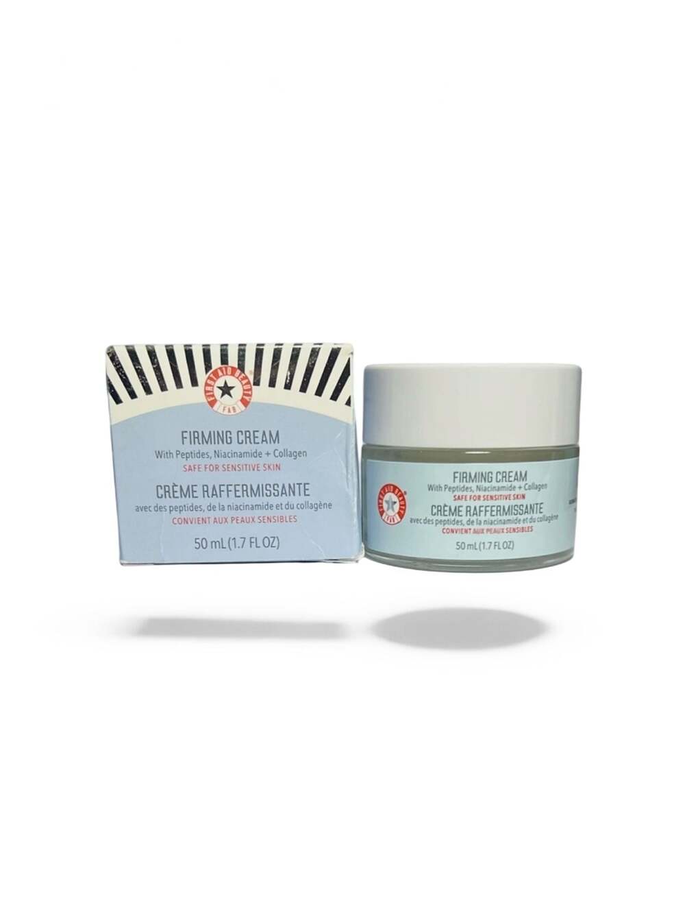First Aid Beauty Firming Cream with Peptides, Niacinamide+Collagen 1.7 oz/50 mL